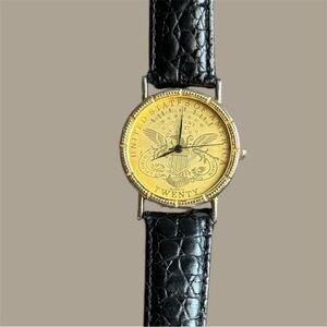 Vintage USA Twenty Coin Dial Watch